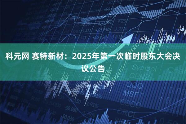 科元网 赛特新材：2025年第一次临时股东大会决议公告