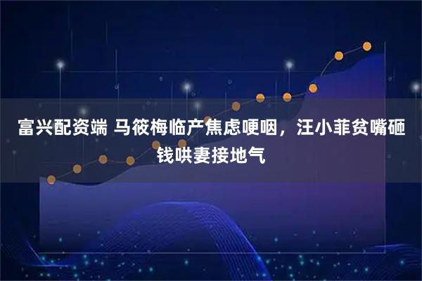 富兴配资端 马筱梅临产焦虑哽咽，汪小菲贫嘴砸钱哄妻接地气